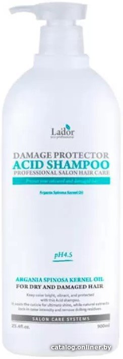 Шампунь La'dor Damaged Protector Acid Shampoo 900 мл