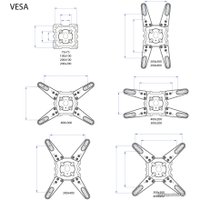 Кронштейн для телевизора Kromax ATLANTIS-40 (серый)