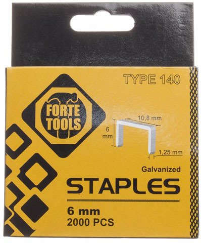 

Скобы Forte Tools 140/6мм 1006HD (2000 шт)