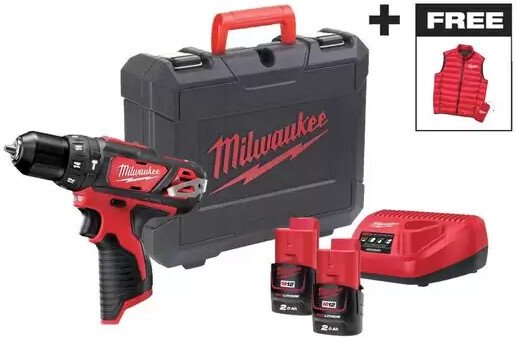 

Ударная дрель-шуруповерт Milwaukee M12 BPDMC-202C 4933499465 (с 2-мя АКБ, кейс)