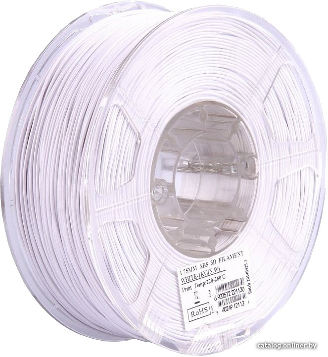 Филамент eSUN ABS 1.75 мм 1000 г (белый)