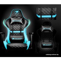 Игровое (геймерское) кресло Cougar Armor One Sky Blue (черный/голубой)