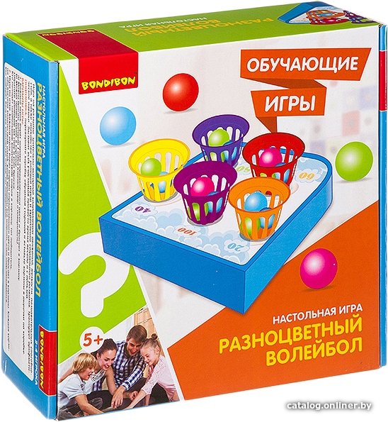 Детская настольная игра Bondibon Разноцветный волейбол