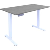 Стол ErgoSmart Electric Desk Light 1380х800х18 мм (бетон Чикаго/белый)