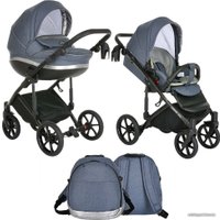 Универсальная коляска Tutis Mimi Style (2 в 1, синий)