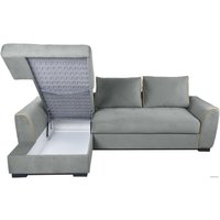 Угловой диван Puffo Тиффани левый Velvet Grey