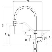 Смеситель Savol FS1462Q-12