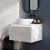 Умывальник Belux Дубай Д-480 (18, белый матовый/Solid Surface) в Лиде