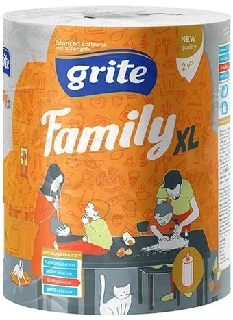Бумажные полотенца Grite Family XL (1 рулон)