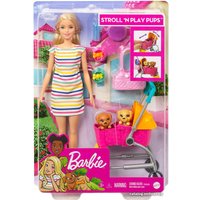 Кукла Barbie Прогулка со щенками GHV92