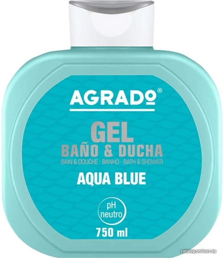 Agrado Гель для душа Bath Gel Aqua Blue 750 мл