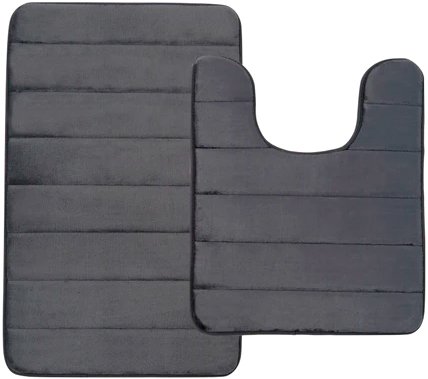 

Набор ковриков Home One U-shape 397834 50х80/50х60 (темно-серый)