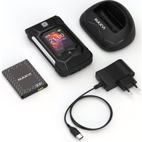 Кнопочный телефон Maxvi E10ds (черный)