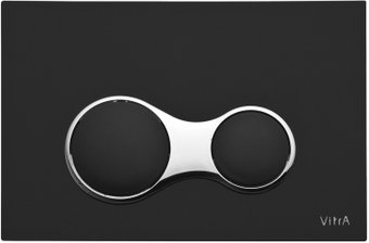 Панель смыва Vitra Sirius 740-0411 (черный матовый)