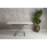 Стол-трансформер Levmar Apollo D36/S59 (дуб анкор светлый/серебро)