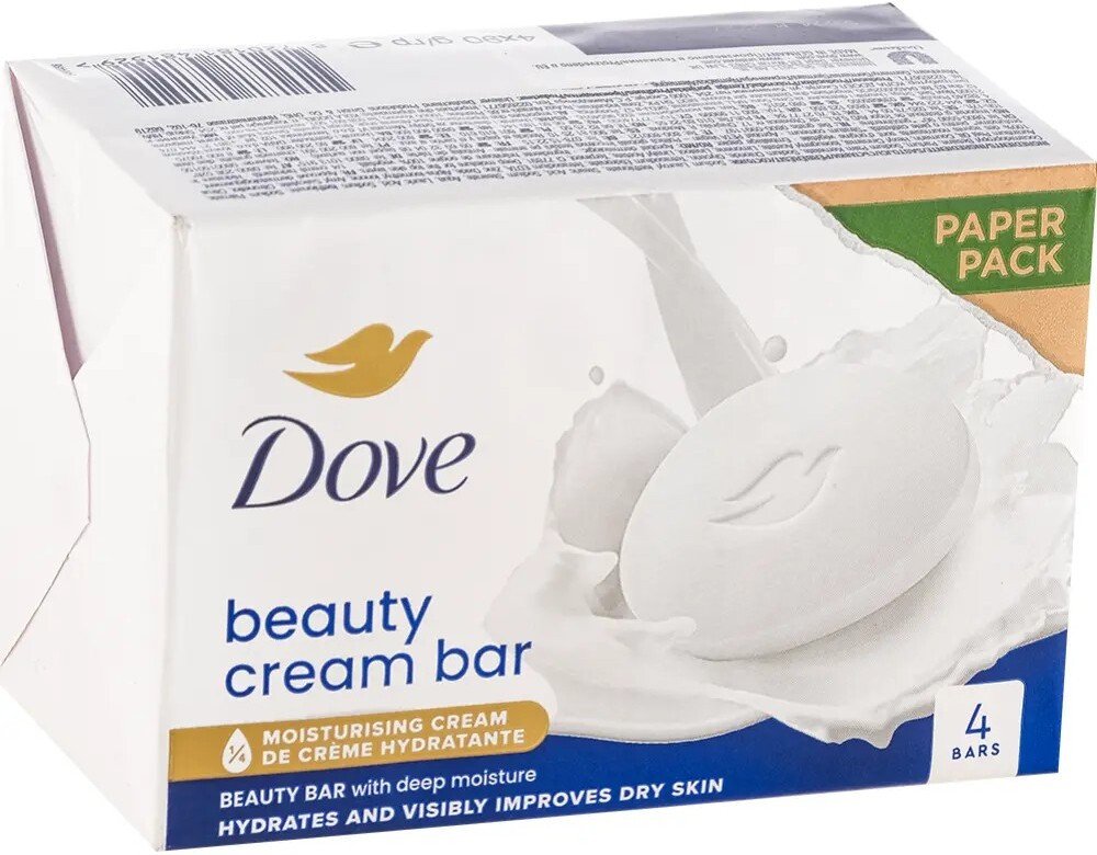 Dove Мыло Beauty Cream Bar 4x90 г