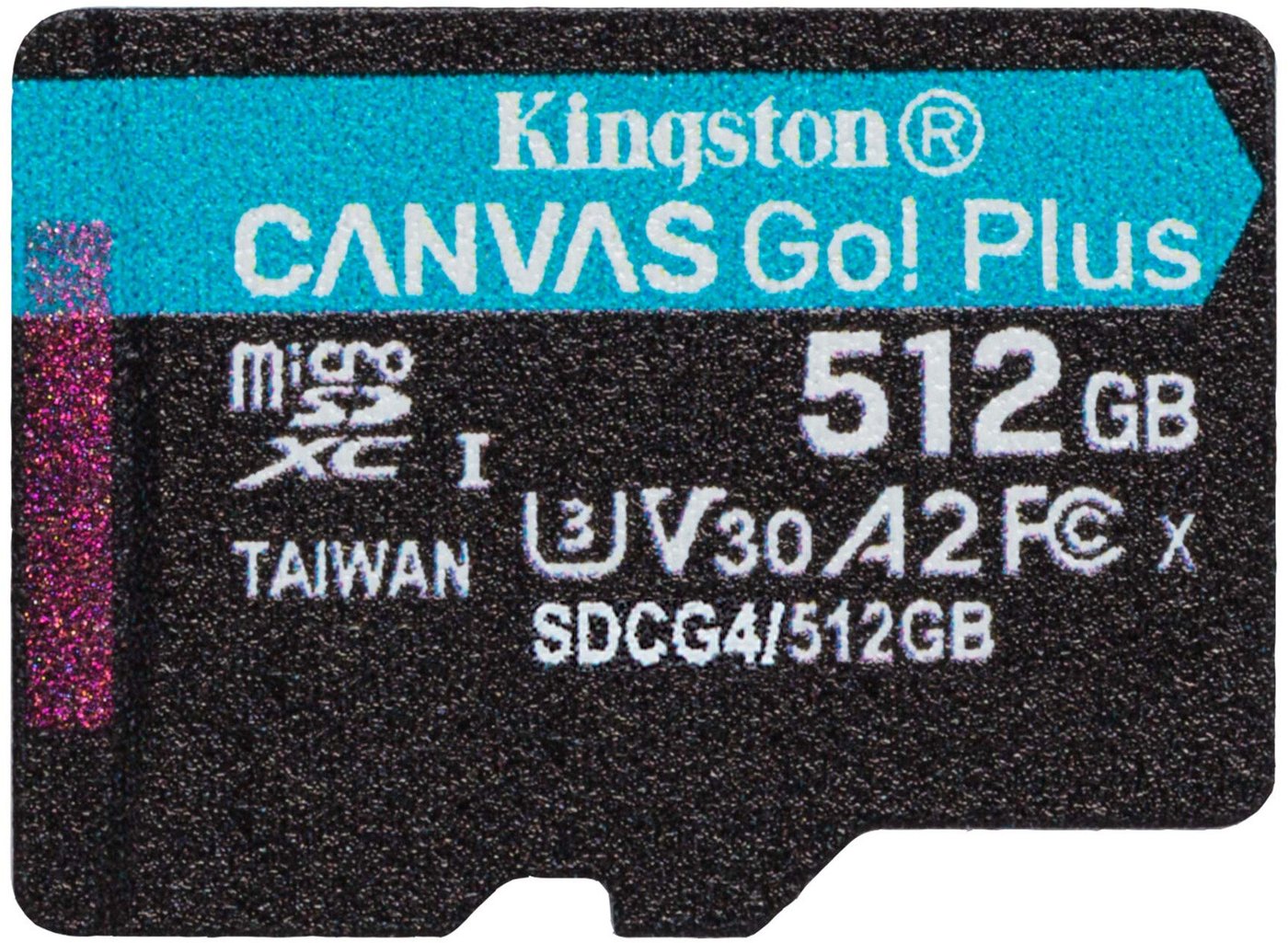 Карта памяти Kingston Canvas Go! Plus microSDXC 512GB SDCG4/512GBSP