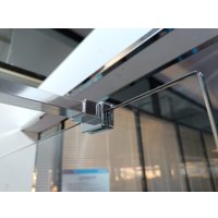 Душевая стенка Aquatek Walk in с держателем 140x200 AQ.WI.140.1CH (хром/прозрачное)