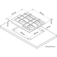 Варочная панель De luxe GG4 750229F-062