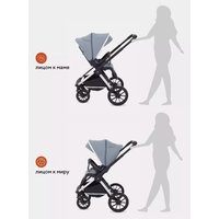 Универсальная коляска Rant MOWbaby Tilda MB064 (2 в 1, синий)