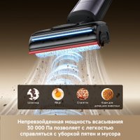Вертикальный моющий пылесос Dreame H16 Pro Steam Wet and Dry Vacuum HHR48F (с евровилкой)
