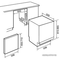 Встраиваемая посудомоечная машина TEKA DW7 67 FI