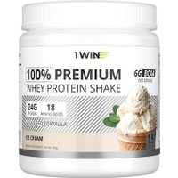 Протеин сывороточный (концентрат) 1WIN Premium Whey (пломбир, 450г)