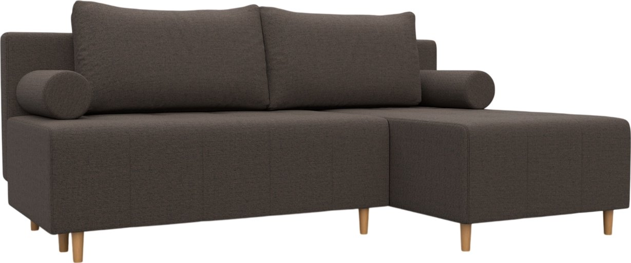 

Угловой диван Лига диванов Лига-102 универсальный 134796 (рогожка амур 05 коричневый)