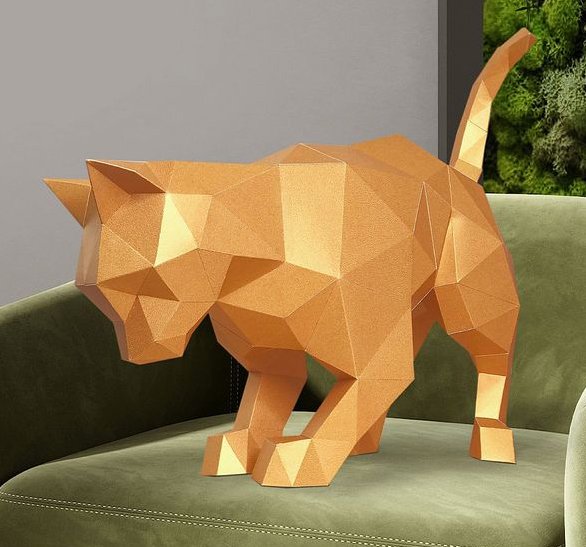 

PaperCraft PAPERRAZ Кот Рыжик