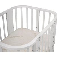 Кроватка-трансформер Indigo Baby Line 5 в 1 с поперечным маятником (зайка)