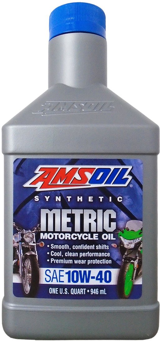 

Моторное масло Amsoil Synthetic Metric Motorcycle Oil 10W-40 0.946л