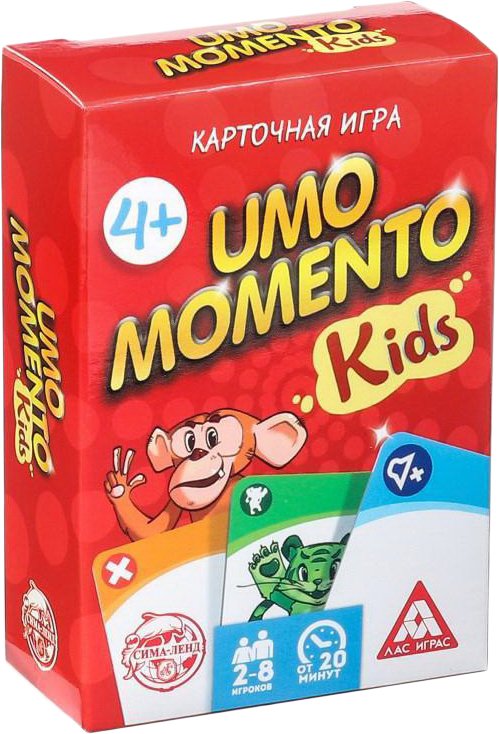 

Детская настольная игра Лас Играс UMO momento. Kids 4726775