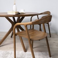 Кухонный стол AksHome Оксфорд 86965 (дуб натуральный/покрытие коньяк)