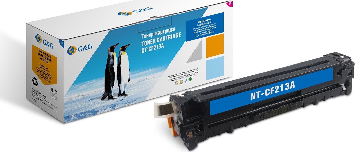 

Картридж G&G NT-CF213A (аналог HP CF213A, Canon 731M)