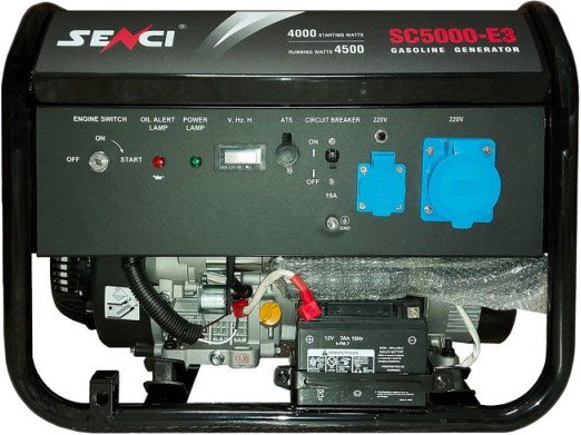 

Бензиновый генератор SENCI SC5000-E3