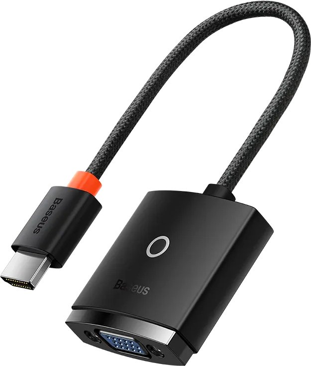 

Адаптер Baseus HDMI - VGA (Aux/Micro USB) WKQX010101