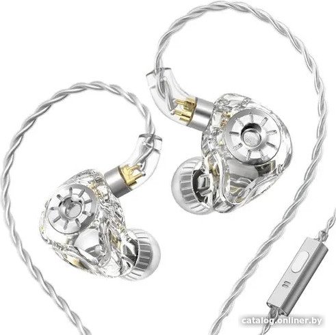 Наушники TRN ST1 Pro (прозрачный, c микрофоном)