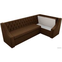 Угловой диван Лига диванов Мерлин 100452 (коричневый)