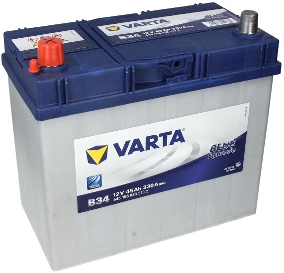 

Автомобильный аккумулятор Varta Blue Dynamic B34 545 158 033 (45 А/ч)