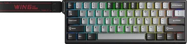 Клавиатура AULA WIN60HE Pro Edition (черный, Meteor Magnetic)
