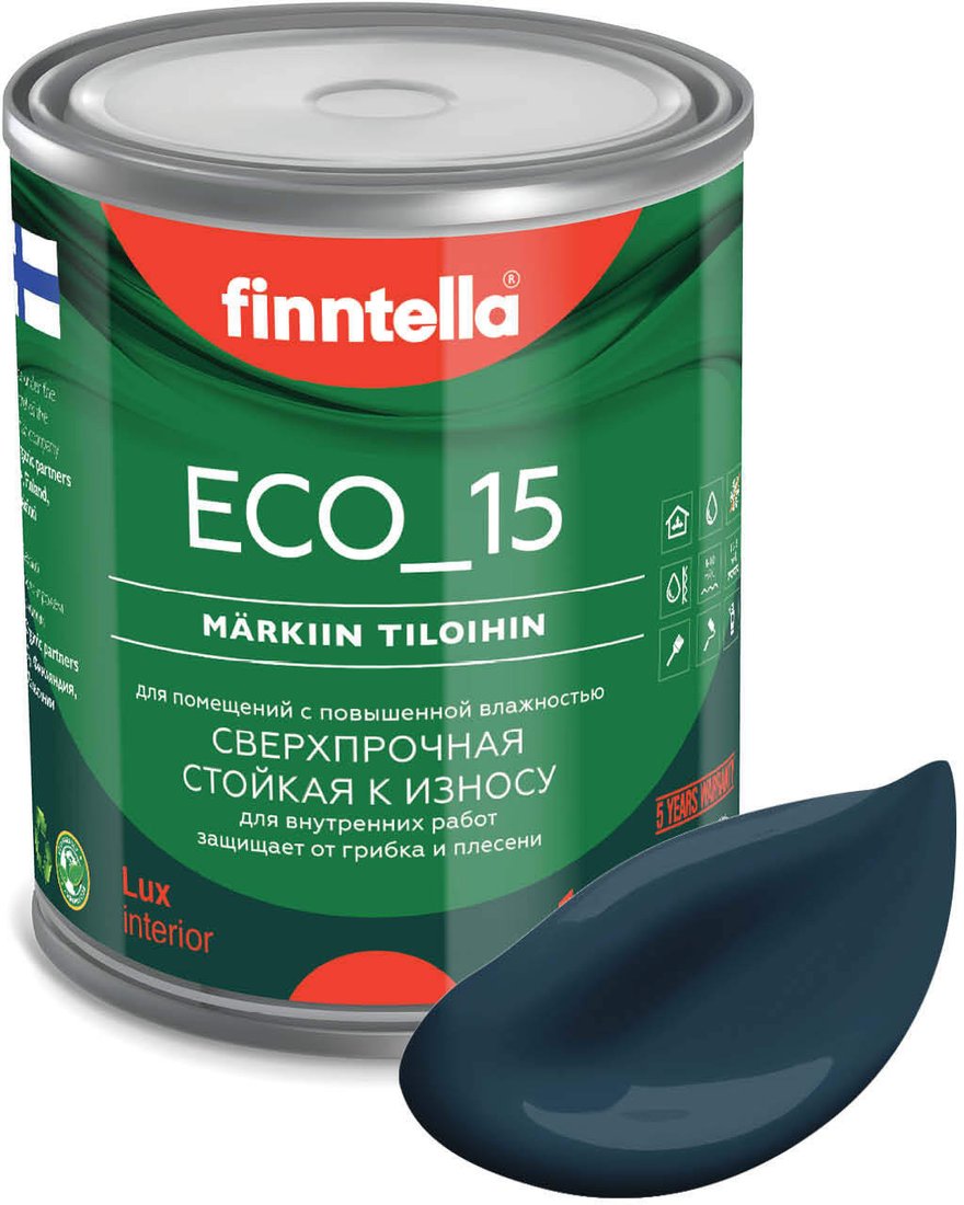 

Краска Finntella Eco 15 YO F-10-1-1-FL009 0.9 л (синий)