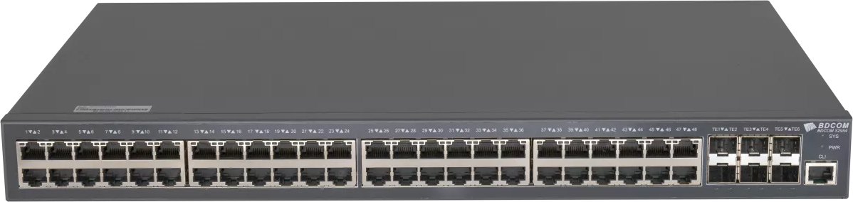 

Управляемый коммутатор 3-го уровня BDCOM S2900-48T6X