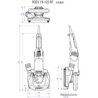 Полировальная машина Metabo RSEV 19-125 RT 603825700