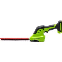Кусторез + ножницы Greenworks G24SHT 1600607 (без АКБ)