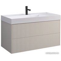  Belux Тумба под умывальник Сиртаки НП 100-02 (180, светлый миндаль матовый)