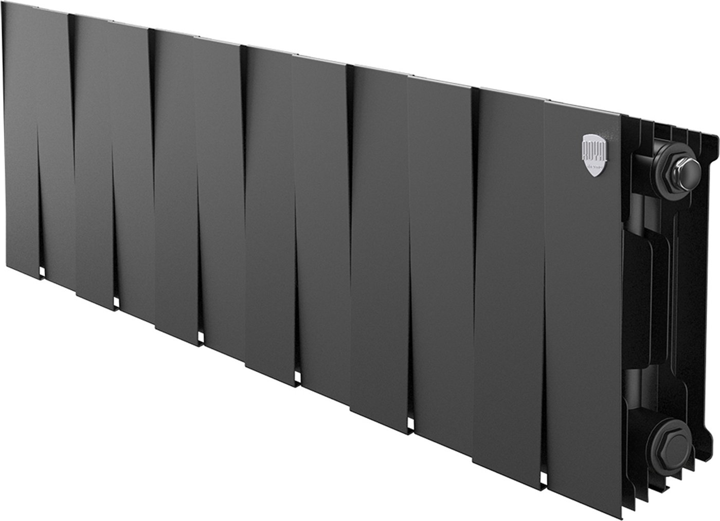 

Биметаллический радиатор Royal Thermo PianoForte 200 Черный - 12 секций
