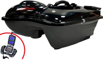 Прикормочный кораблик Boatman Fighter Pro (черный)