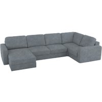 П-образный диван Mio Tesoro Aurora компл.3 левый (Kashemir 974 серый)