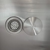 Кухонная мойка Roxen Stage 560250-60 сатин (c держателем для ножей, двумя коландерами, разделочной доской и дозатором)