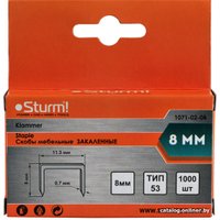 Скобы Sturm 1071-02-08 (1000 шт)